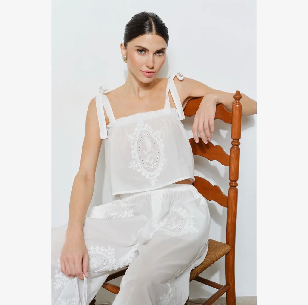Owen Embroidered Top