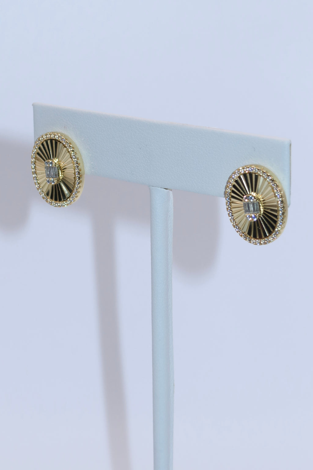 Gold Center Burst Studs