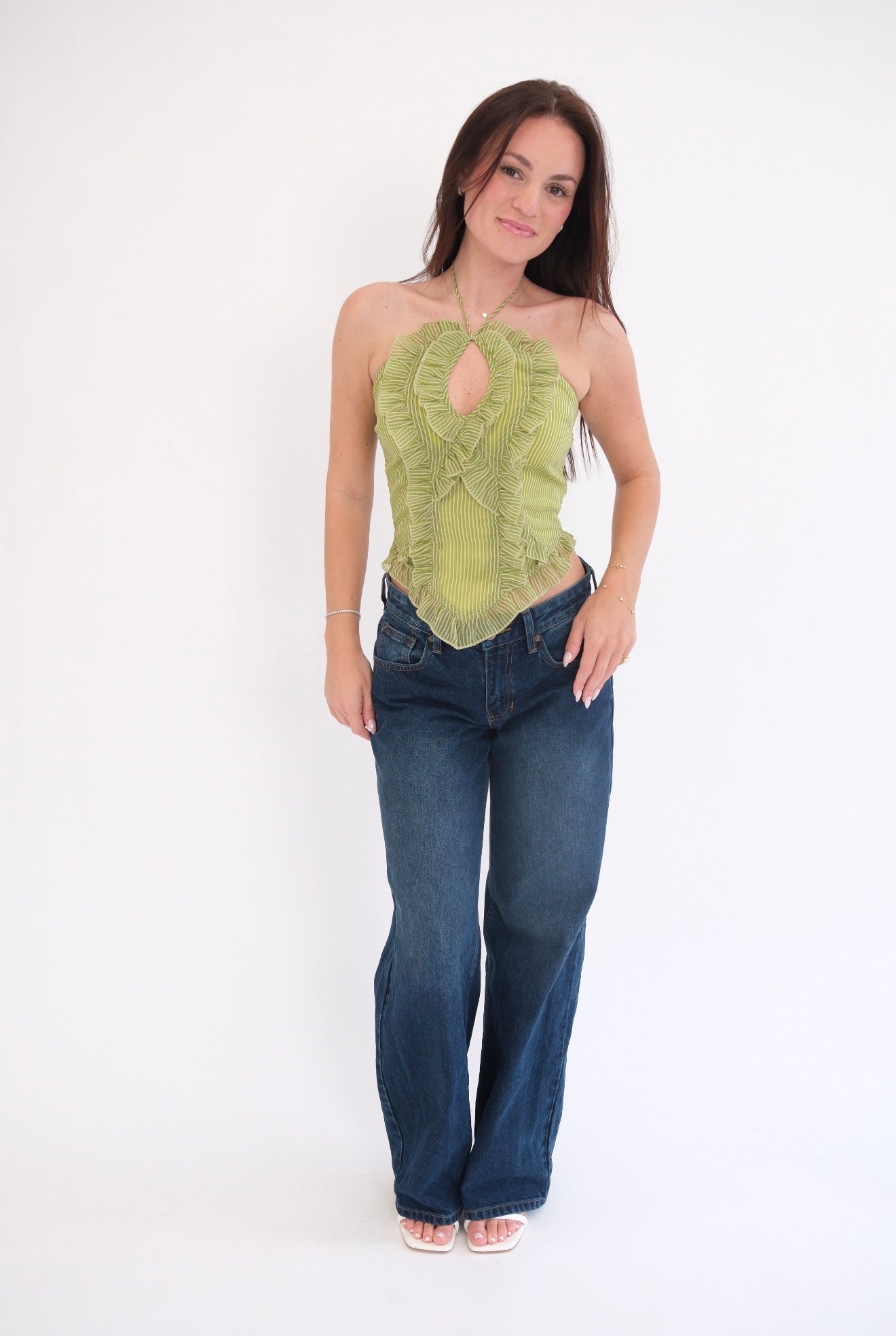 The Eden Ruffle Top