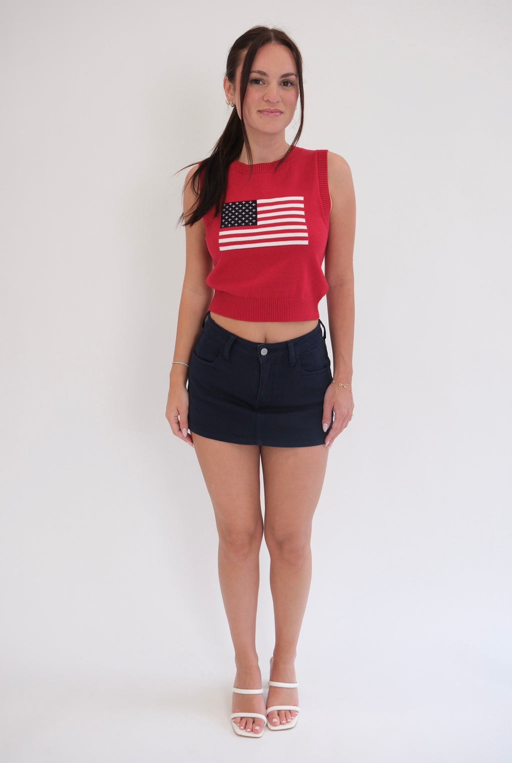 The Stars and Stripes Knit Top