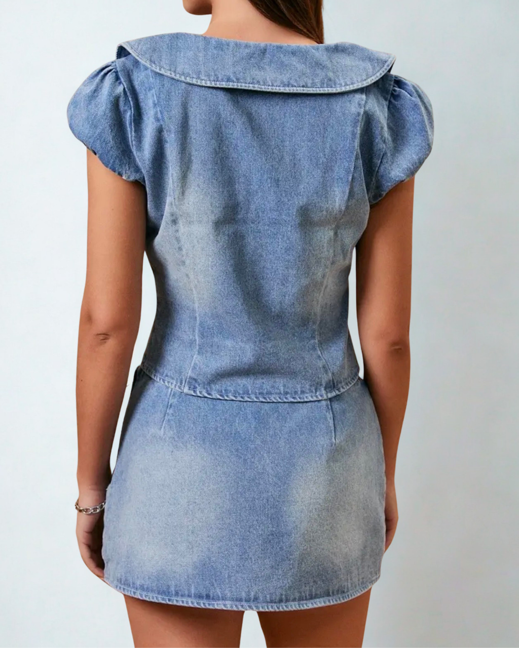 The Amelia Denim Top