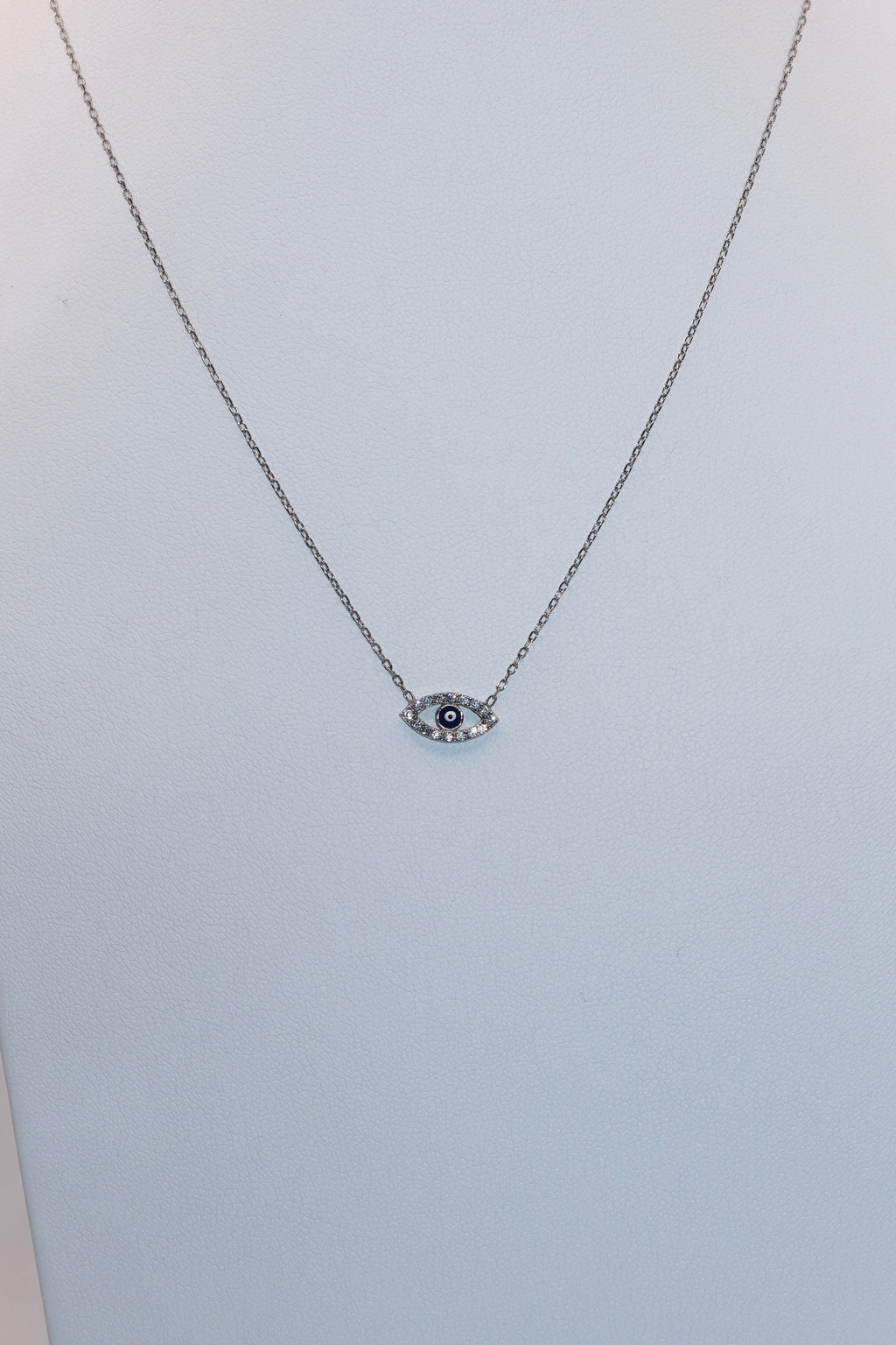 Silver Evil Eye Pendant