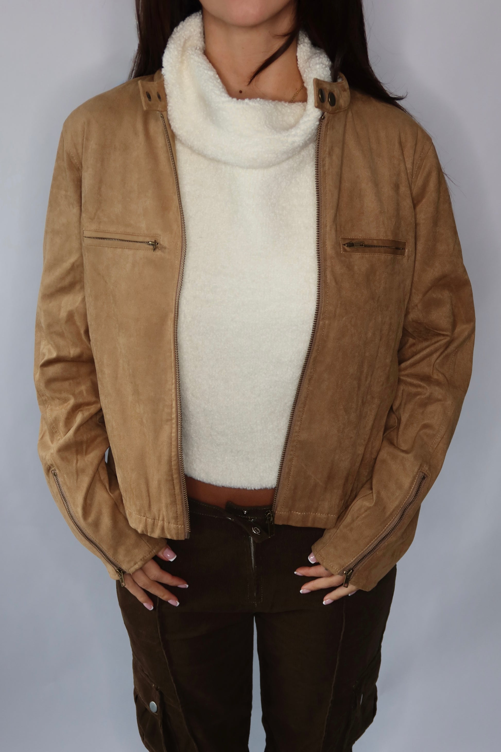 The Emma Suede Jacket