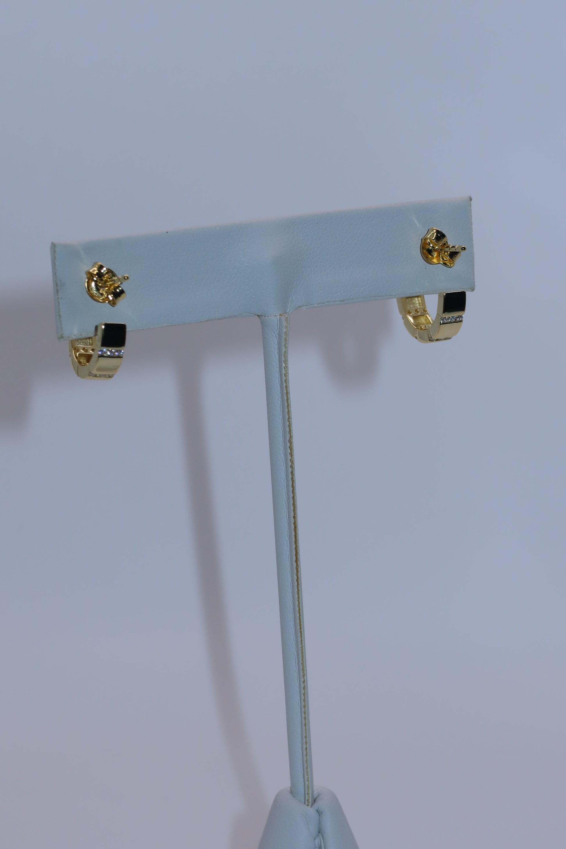 Radiant Gold Hoops
