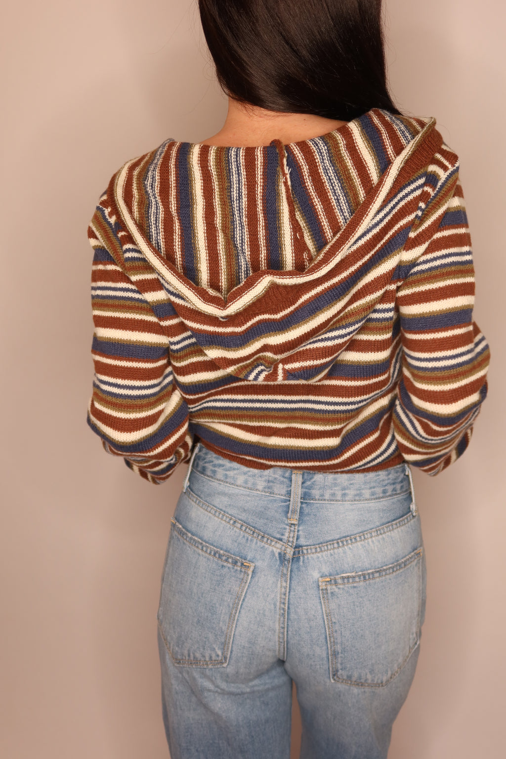 The Olivia Stripe Zip