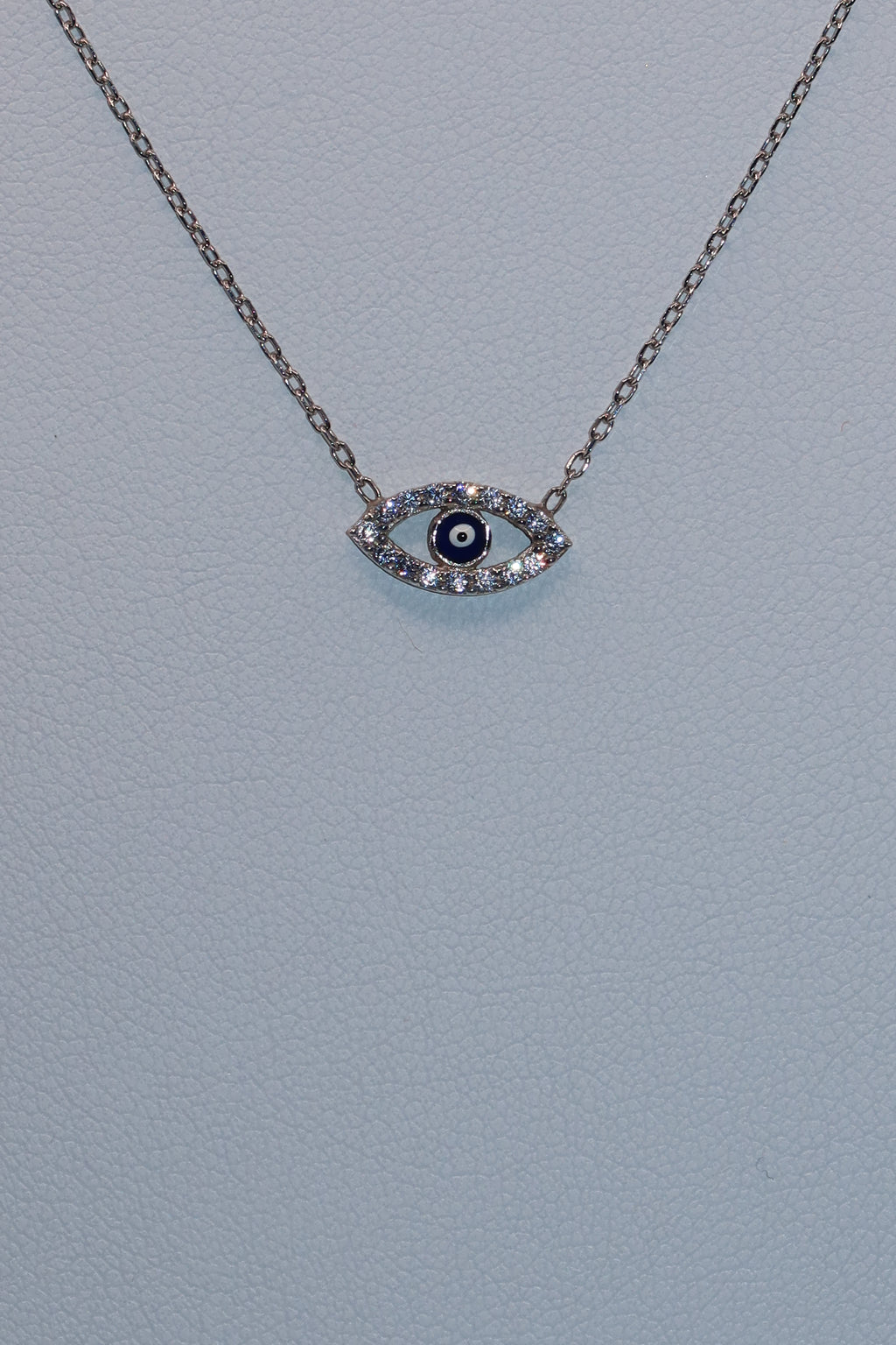 Silver Evil Eye Pendant