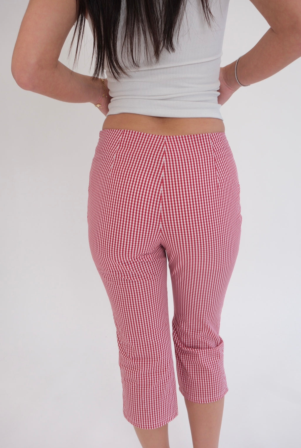 The Scarlett Gingham Capri