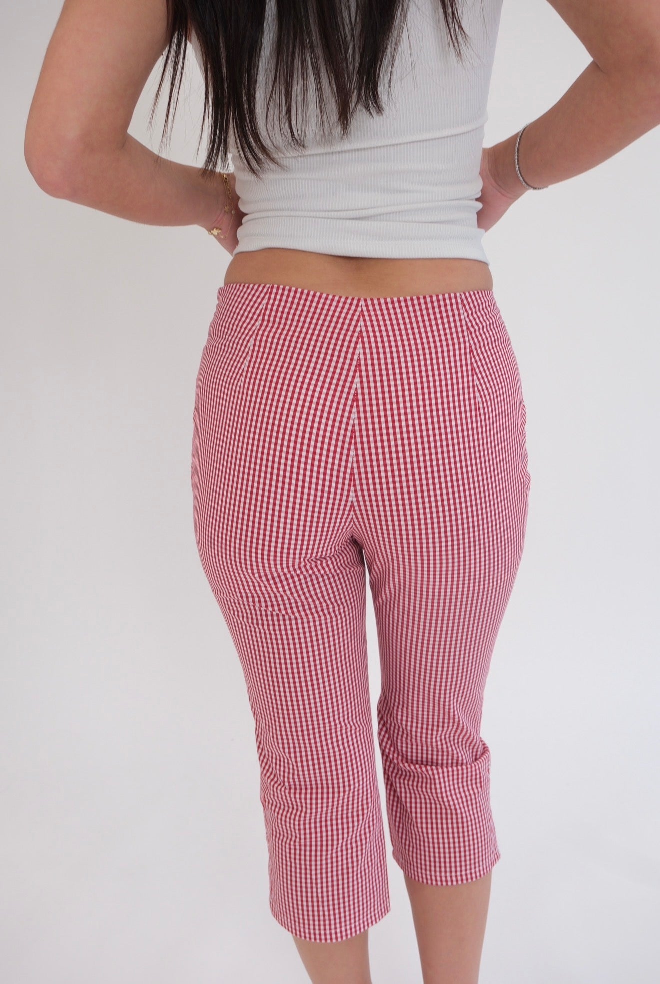 The Scarlett Gingham Capri