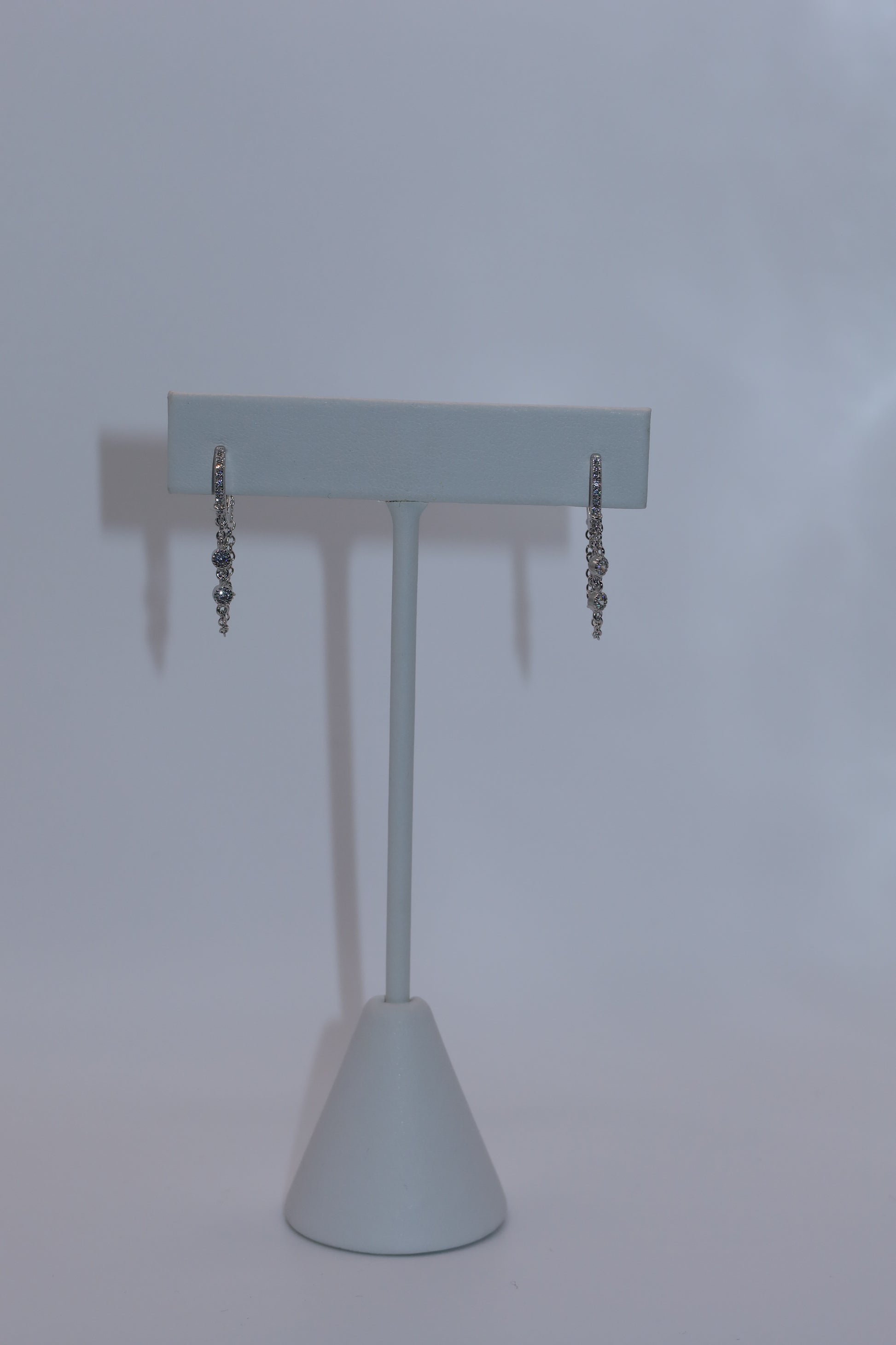 Silver Chain Mini Hoop