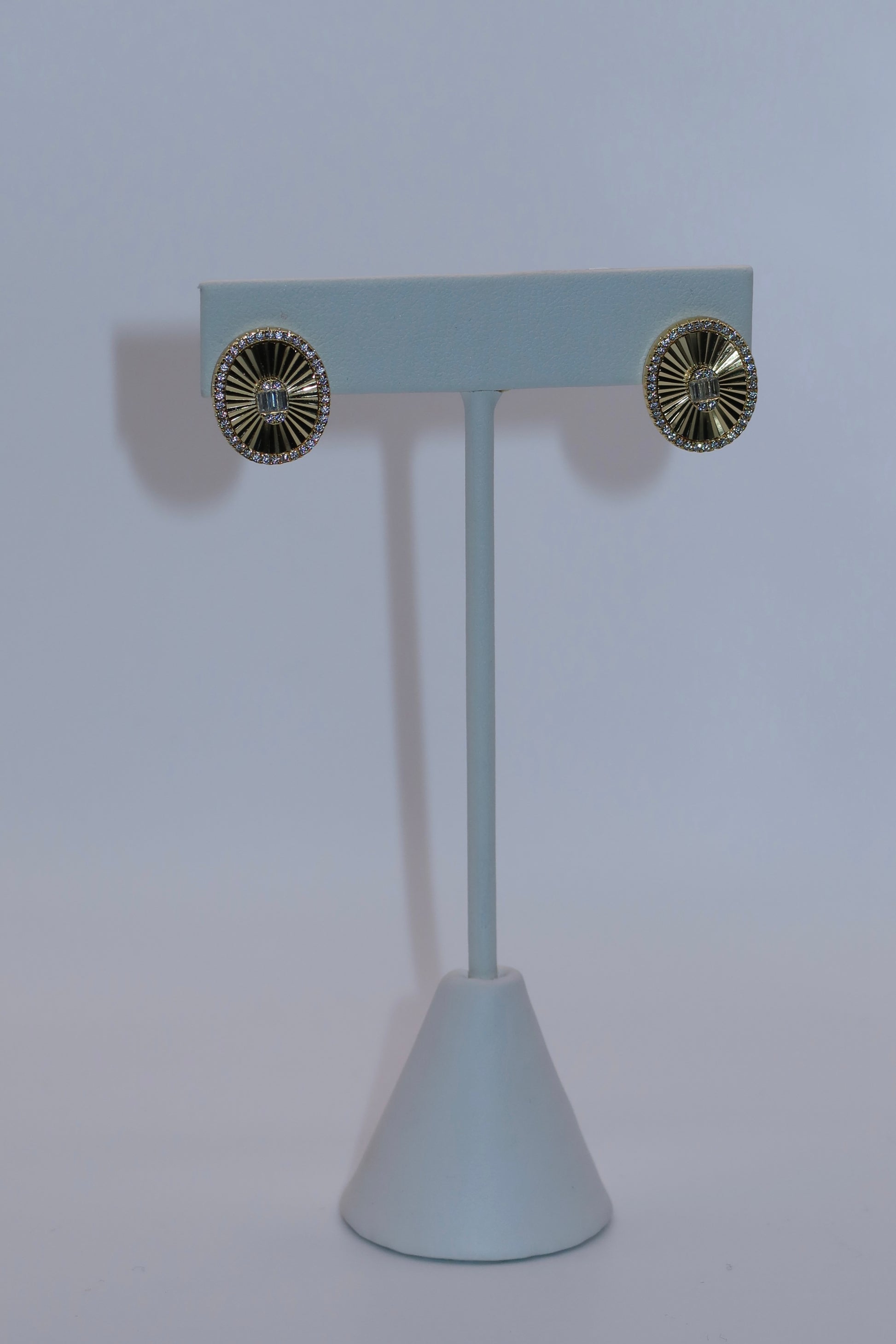 Gold Center Burst Studs