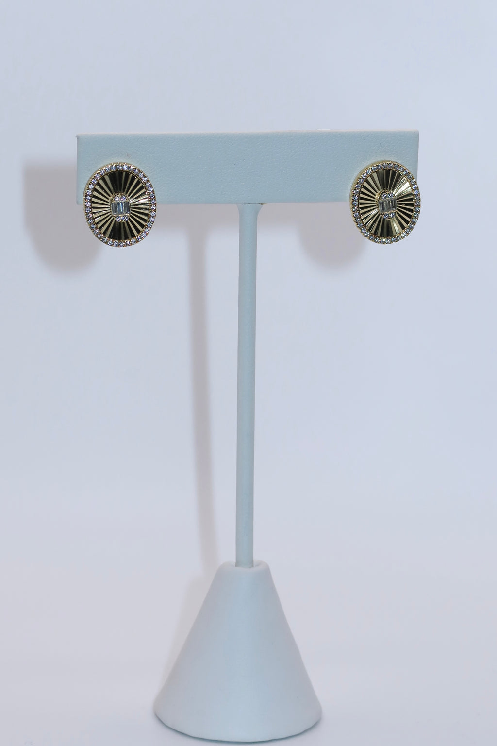 Gold Center Burst Studs