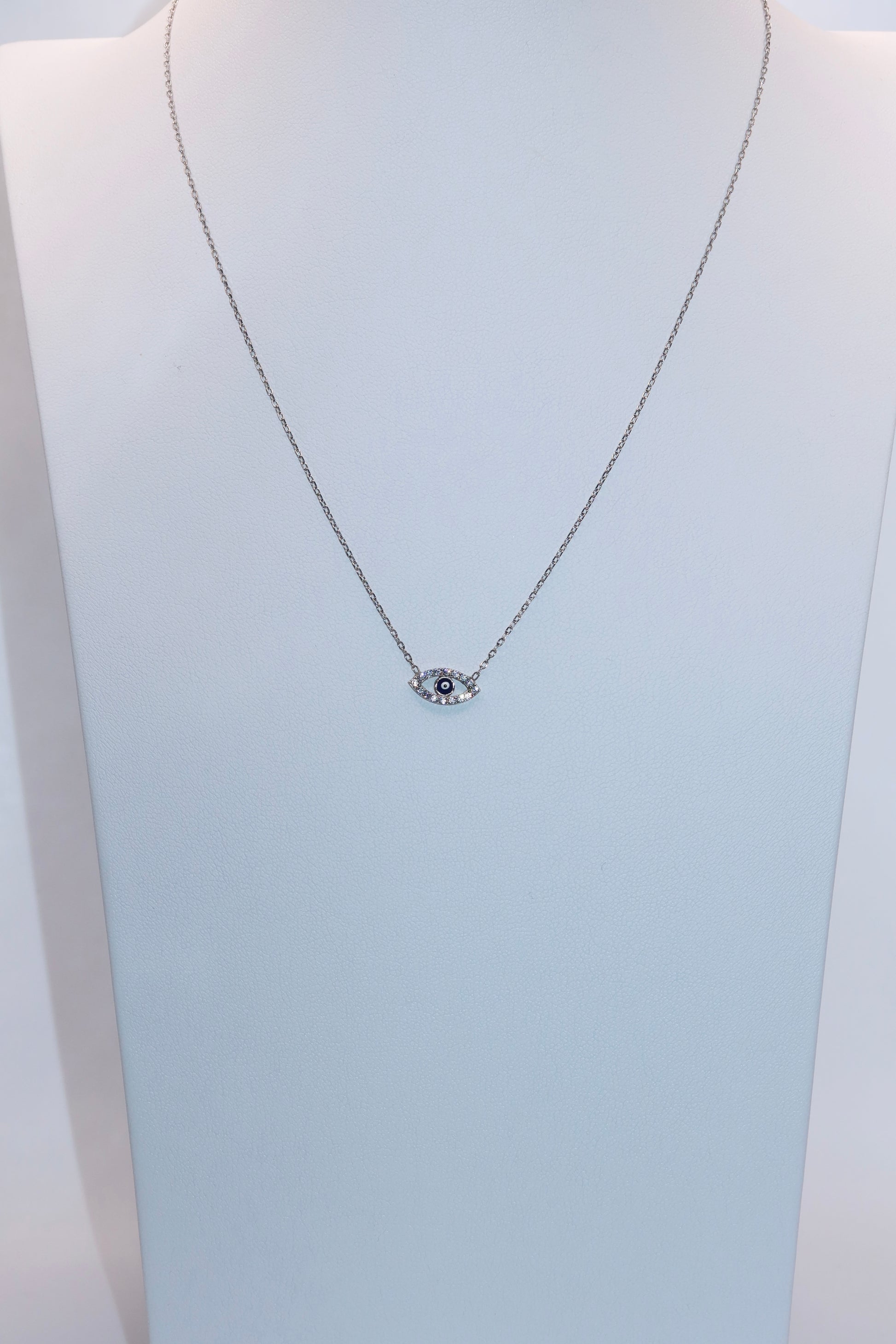 Silver Evil Eye Pendant