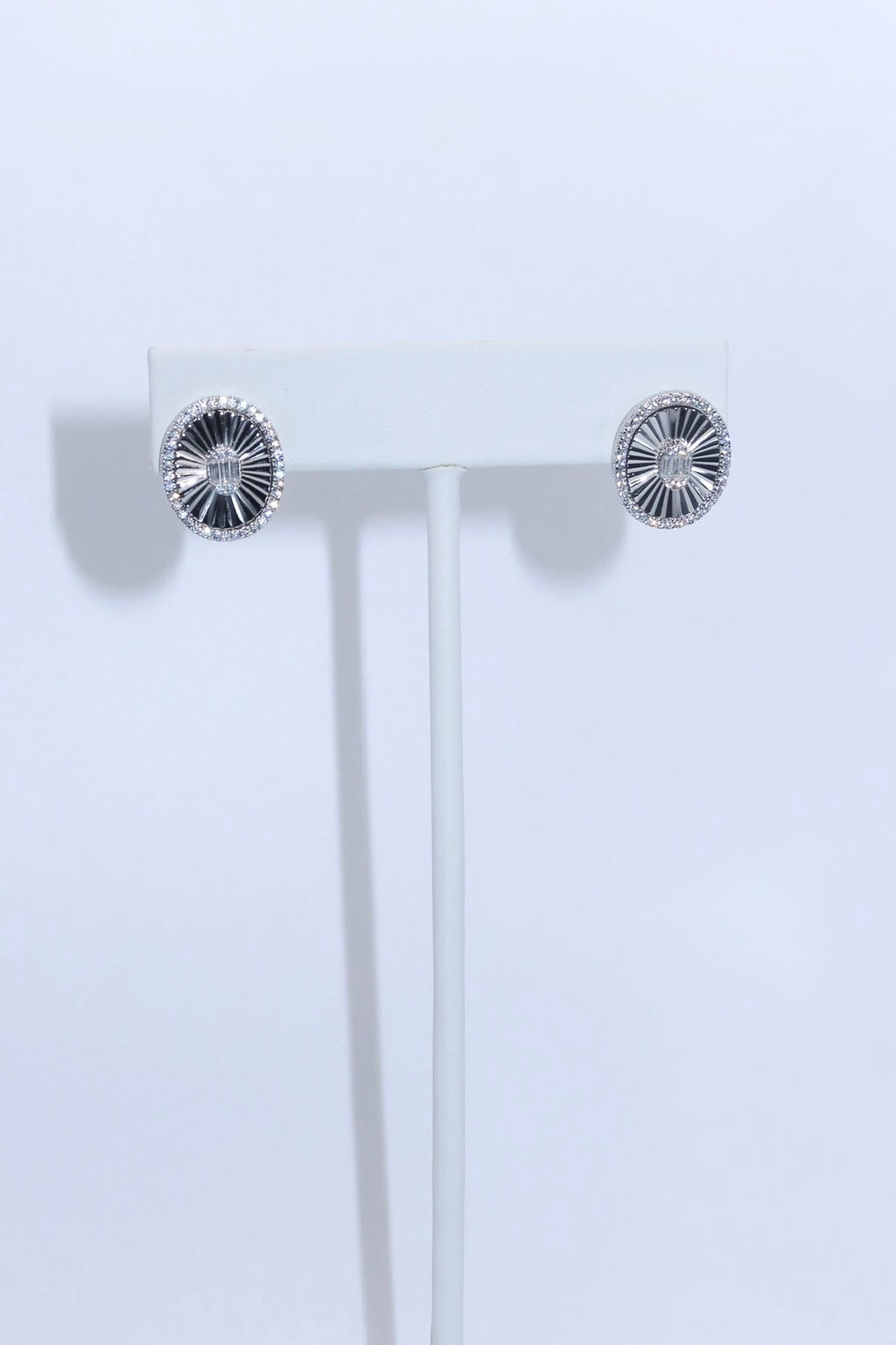 Silver Center Burst Studs
