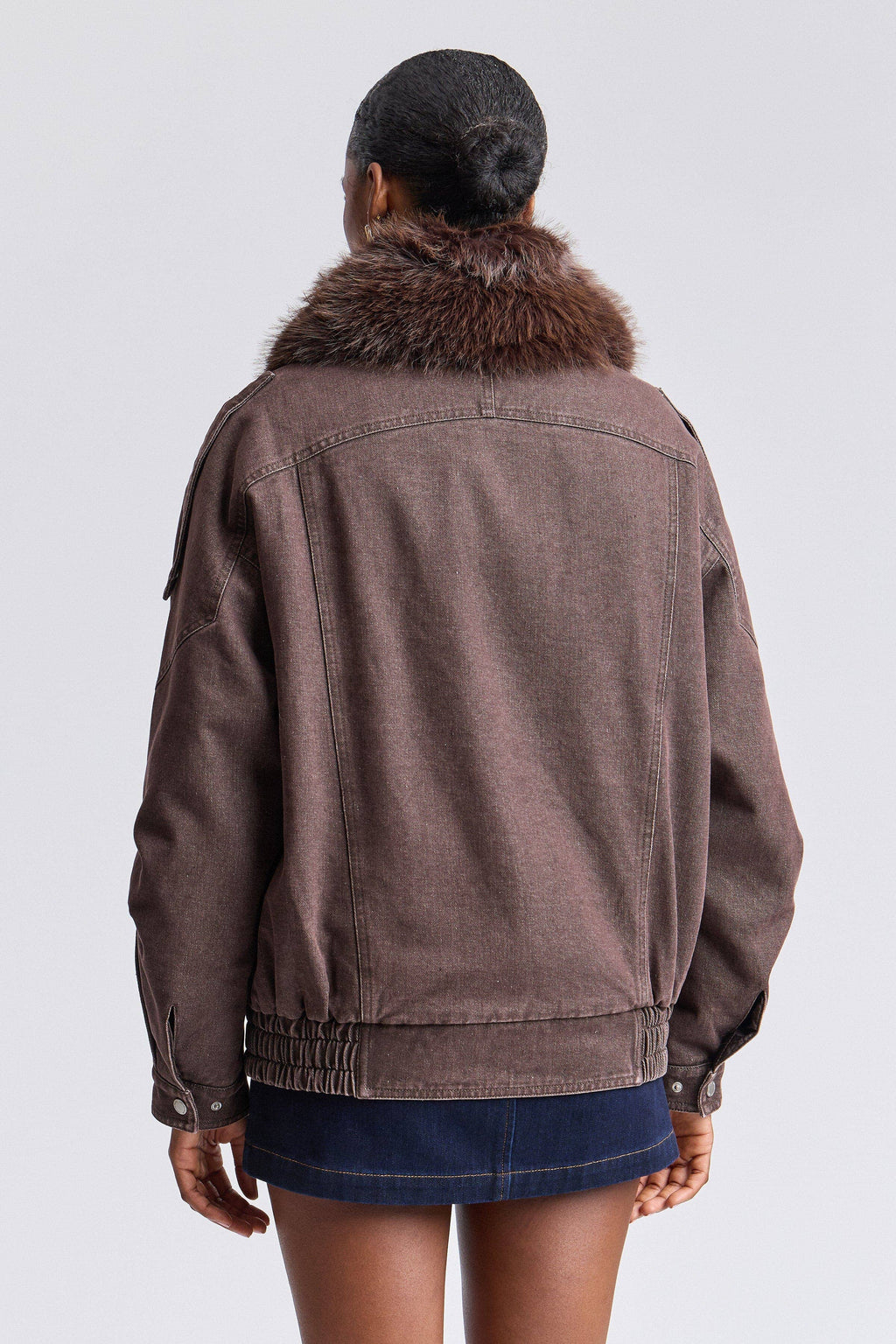 Dakota Faux Fur Trim Jacket