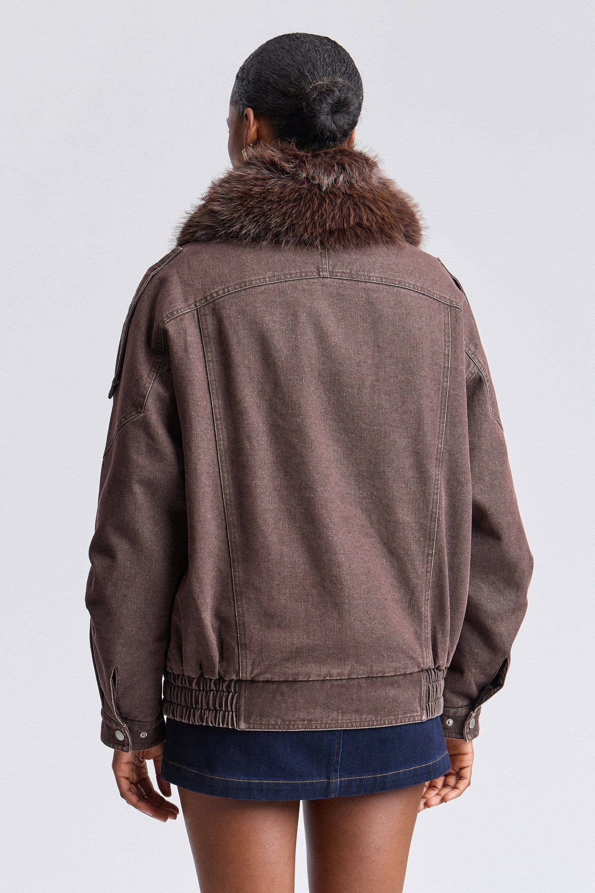 Dakota Faux Fur Trim Jacket