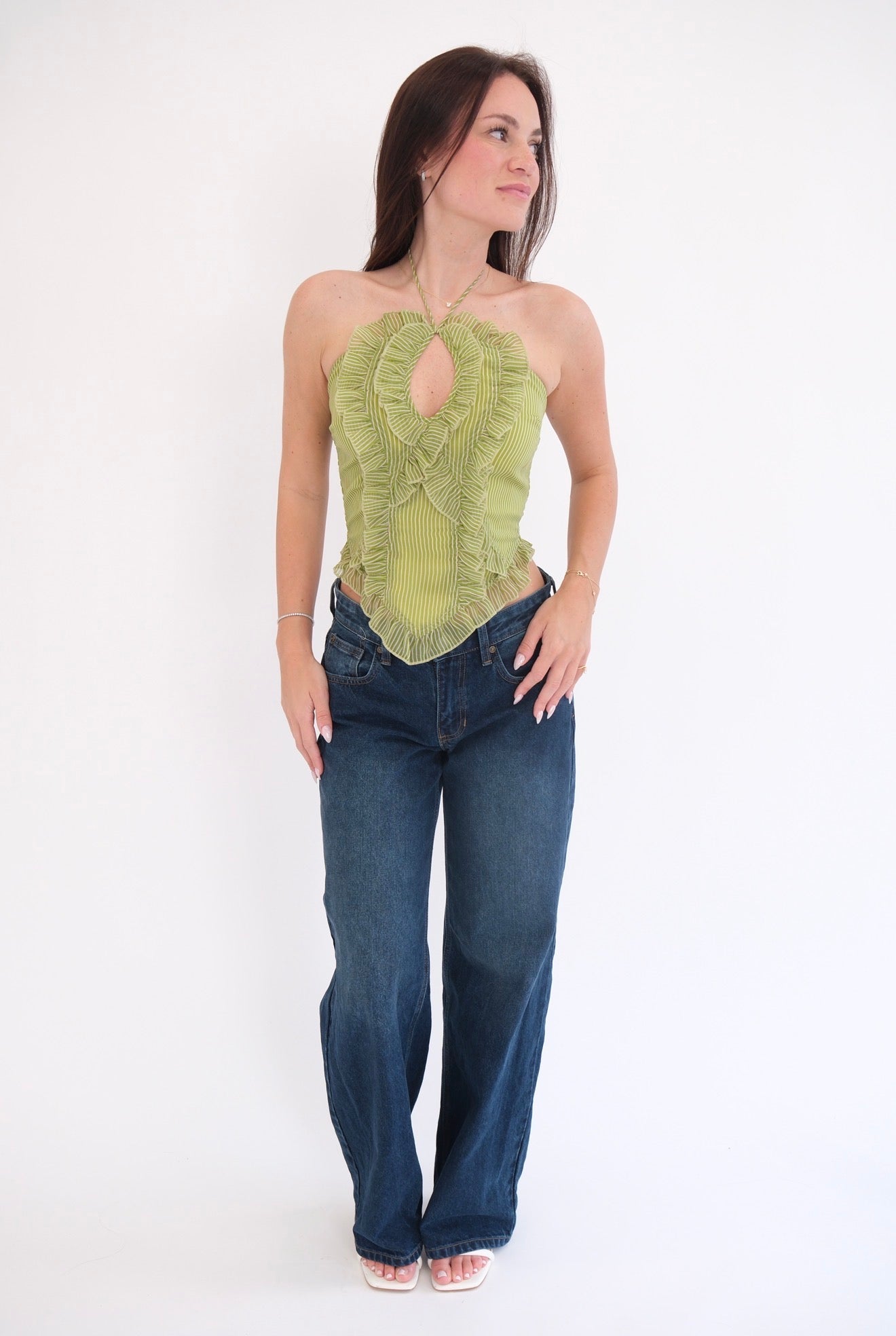 The Eden Ruffle Top