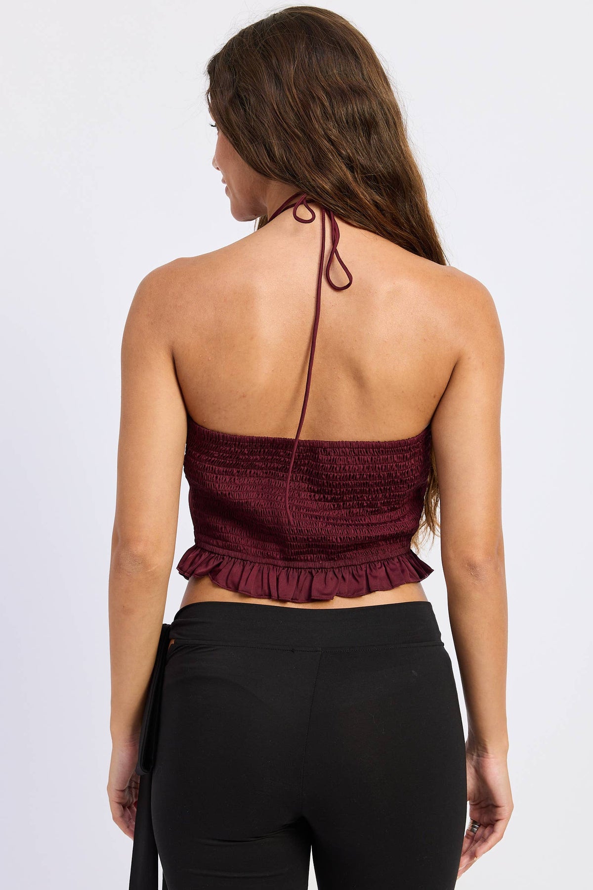 Vivienne Ruffle Halter Top