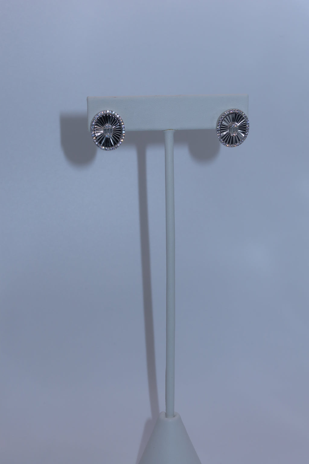 Silver Center Burst Studs