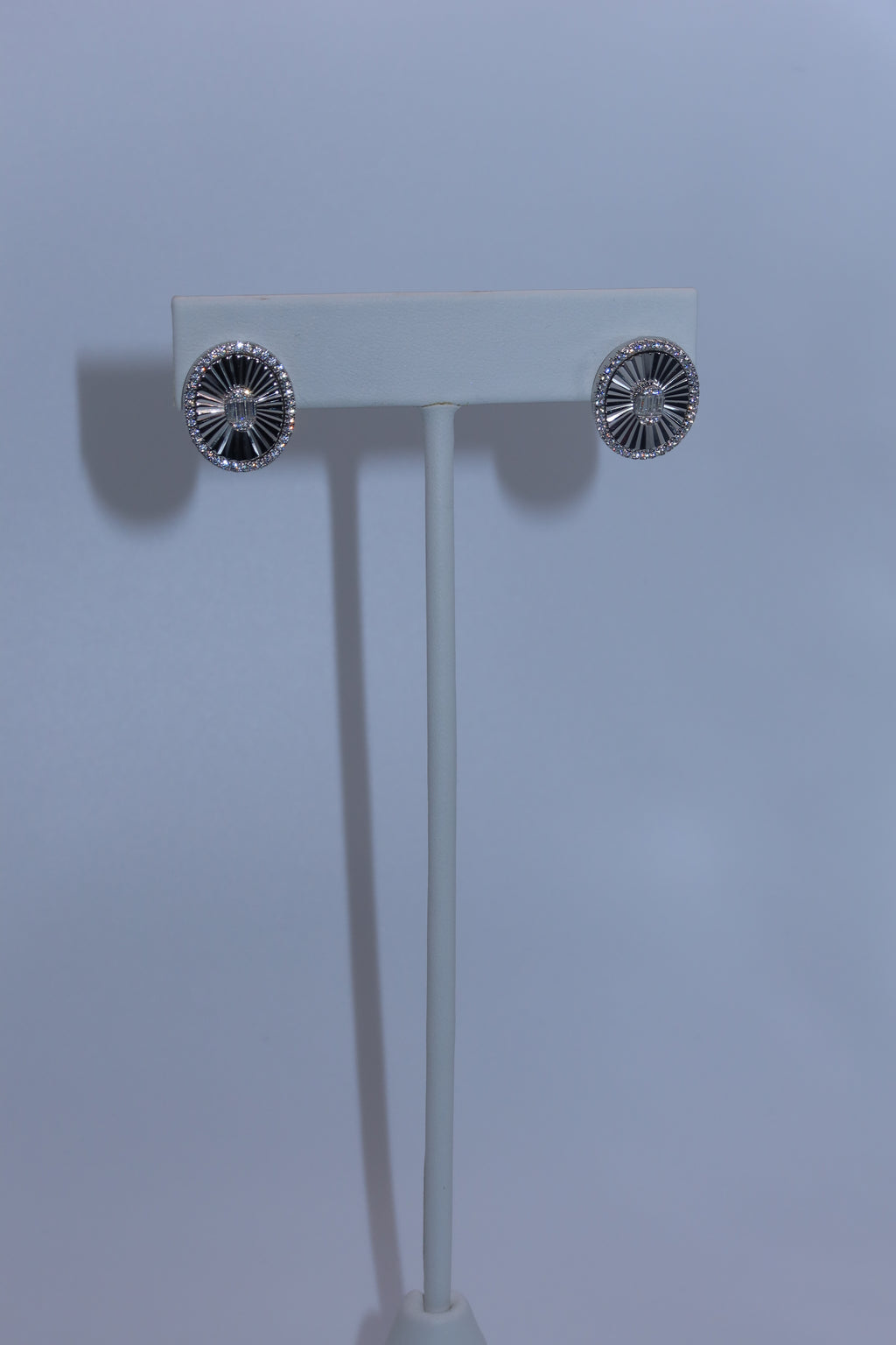 Silver Center Burst Studs