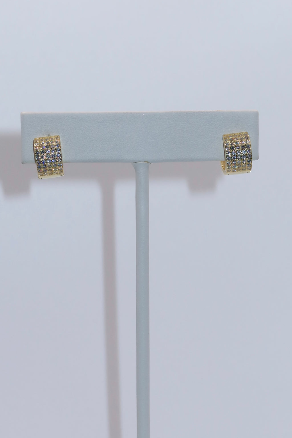 Gold Eternal CZ Hoops