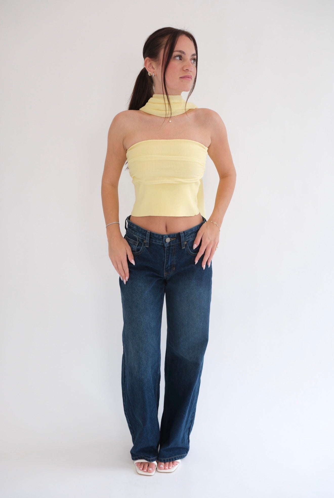 The Lemon Scarf Top
