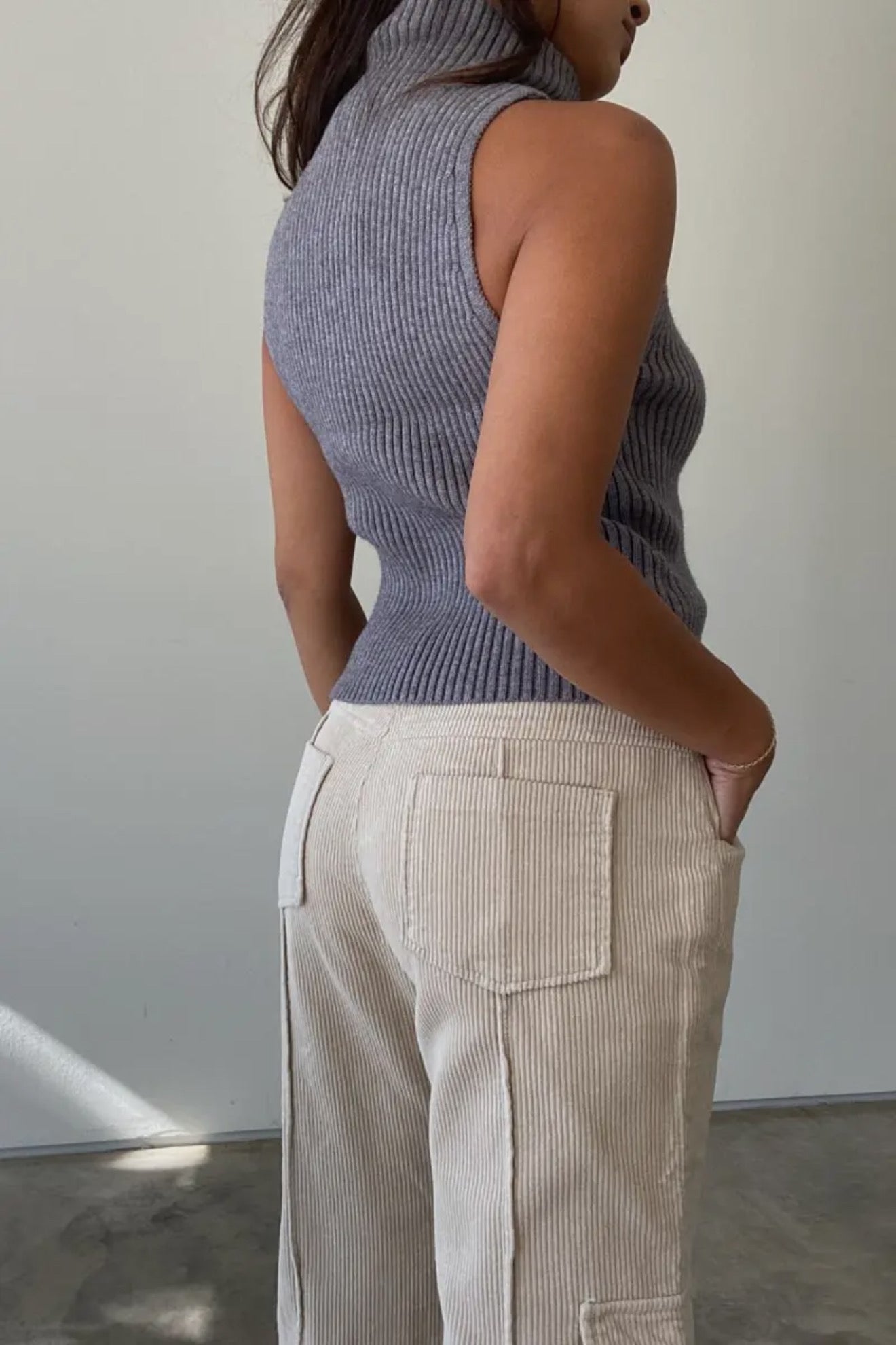 Front Half Zip Knit Top and Bolero Set