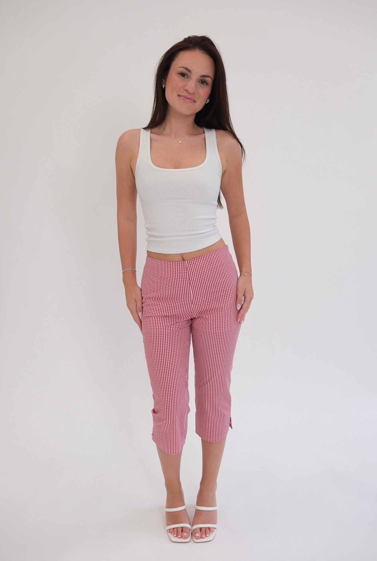 The Scarlett Gingham Capri