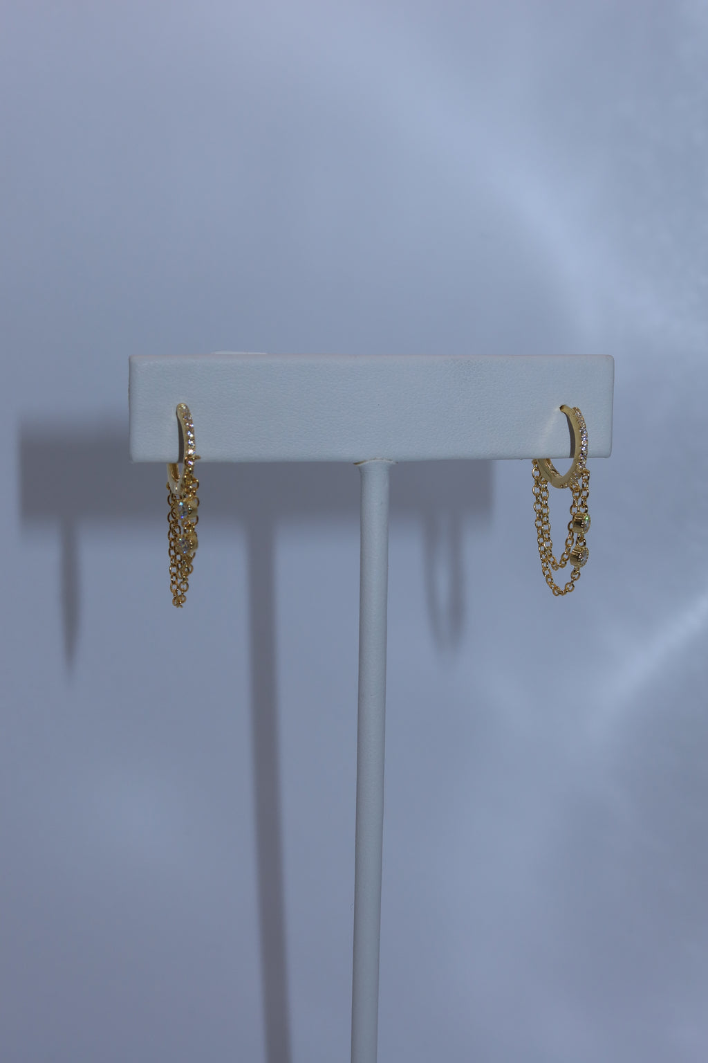 Gold Chain Mini Hoop