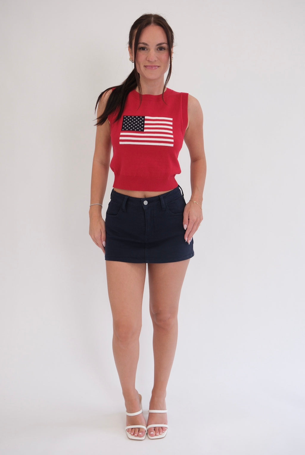 The Stars and Stripes Knit Top