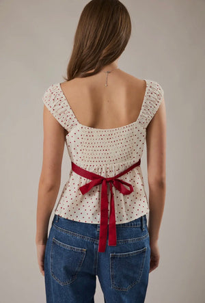 The Gabriella Tie Top