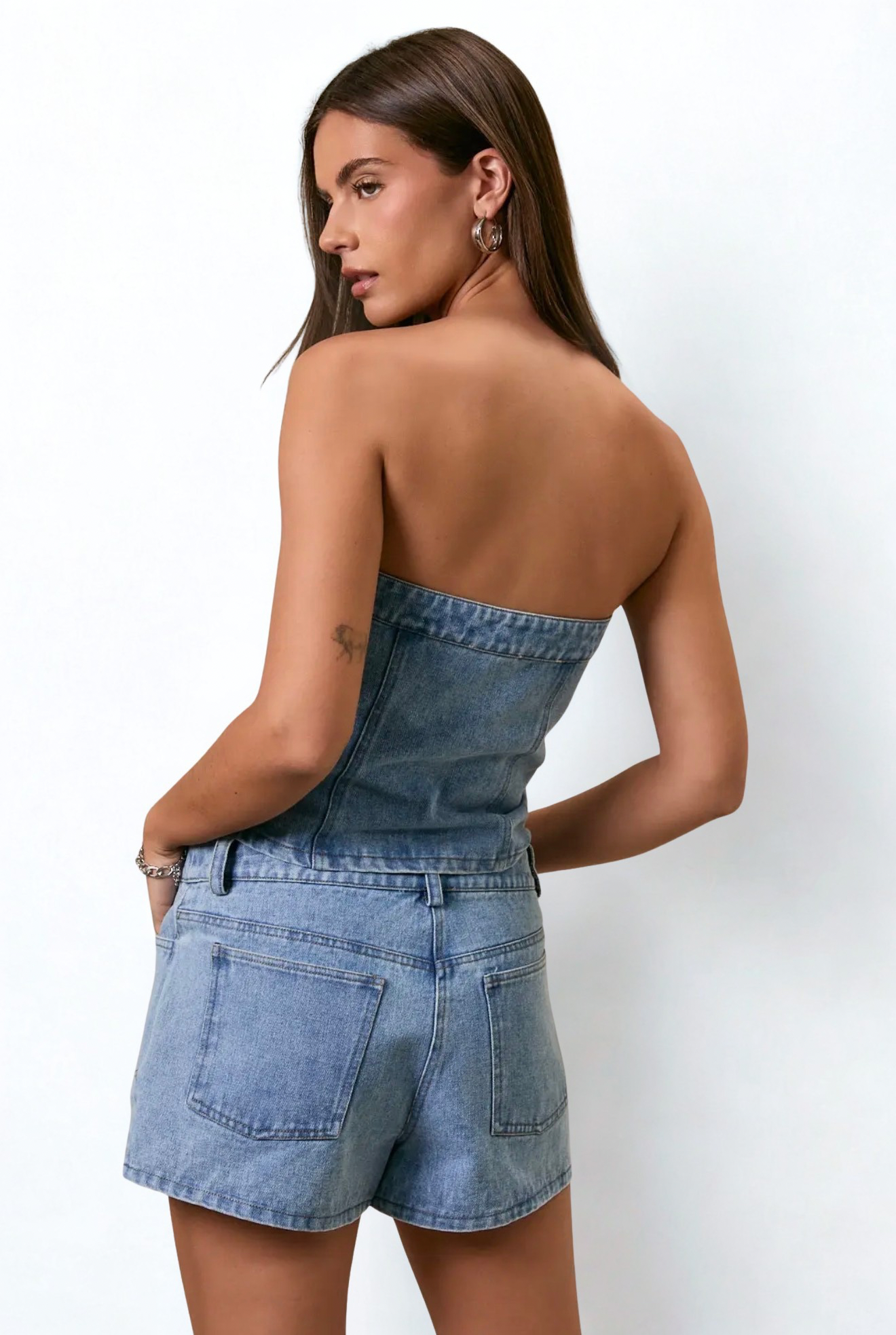 The Roxy Denim Tube Top