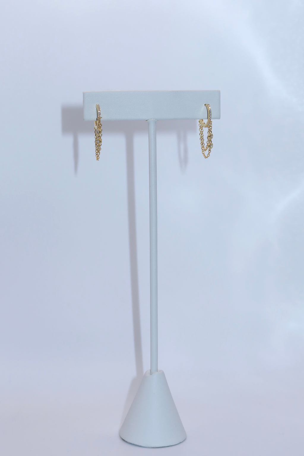 Gold Chain Mini Hoop