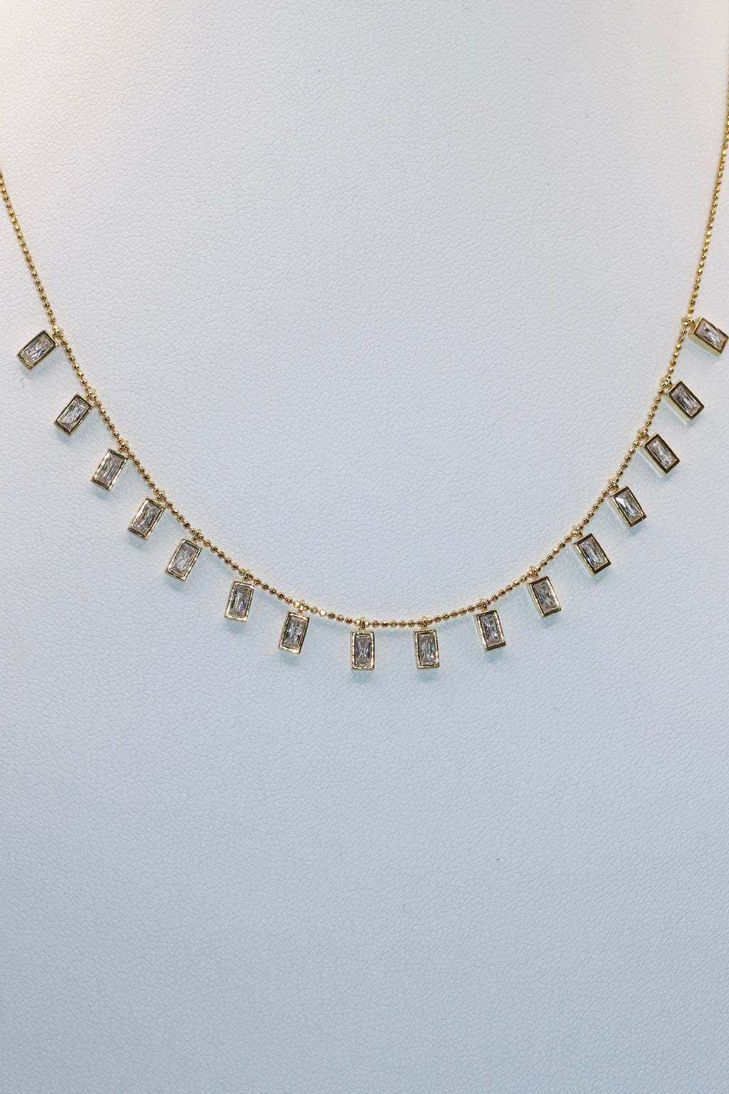 Gold Box Charm Necklace