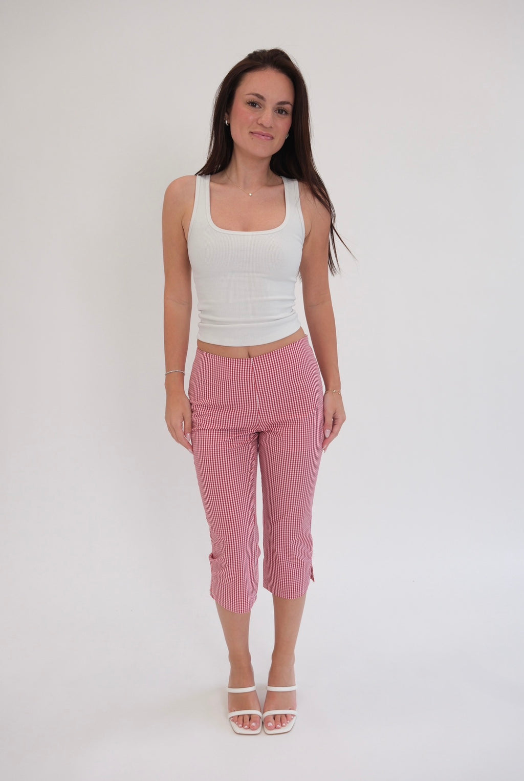 The Scarlett Gingham Capri