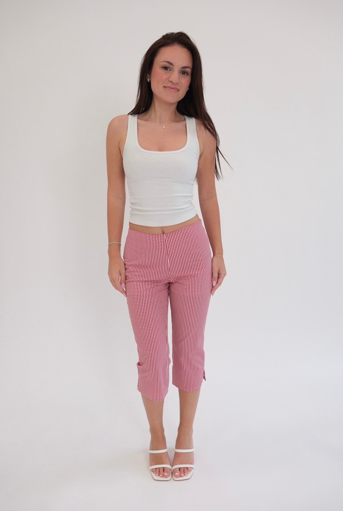 The Scarlett Gingham Capri