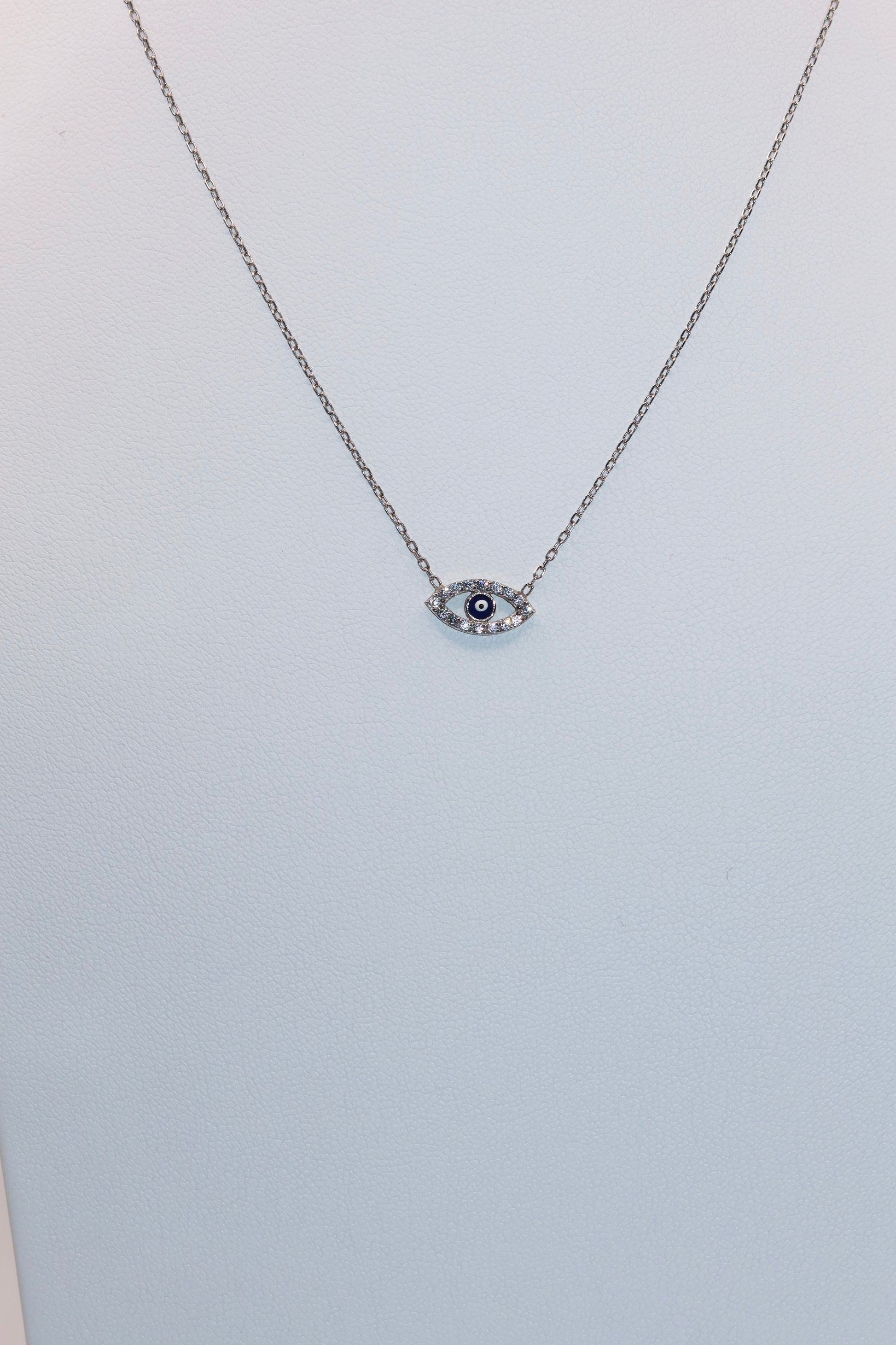 Silver Evil Eye Pendant