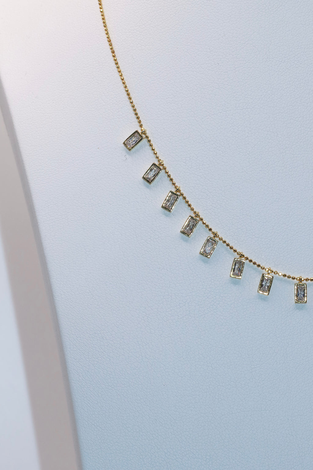 Gold Box Charm Necklace