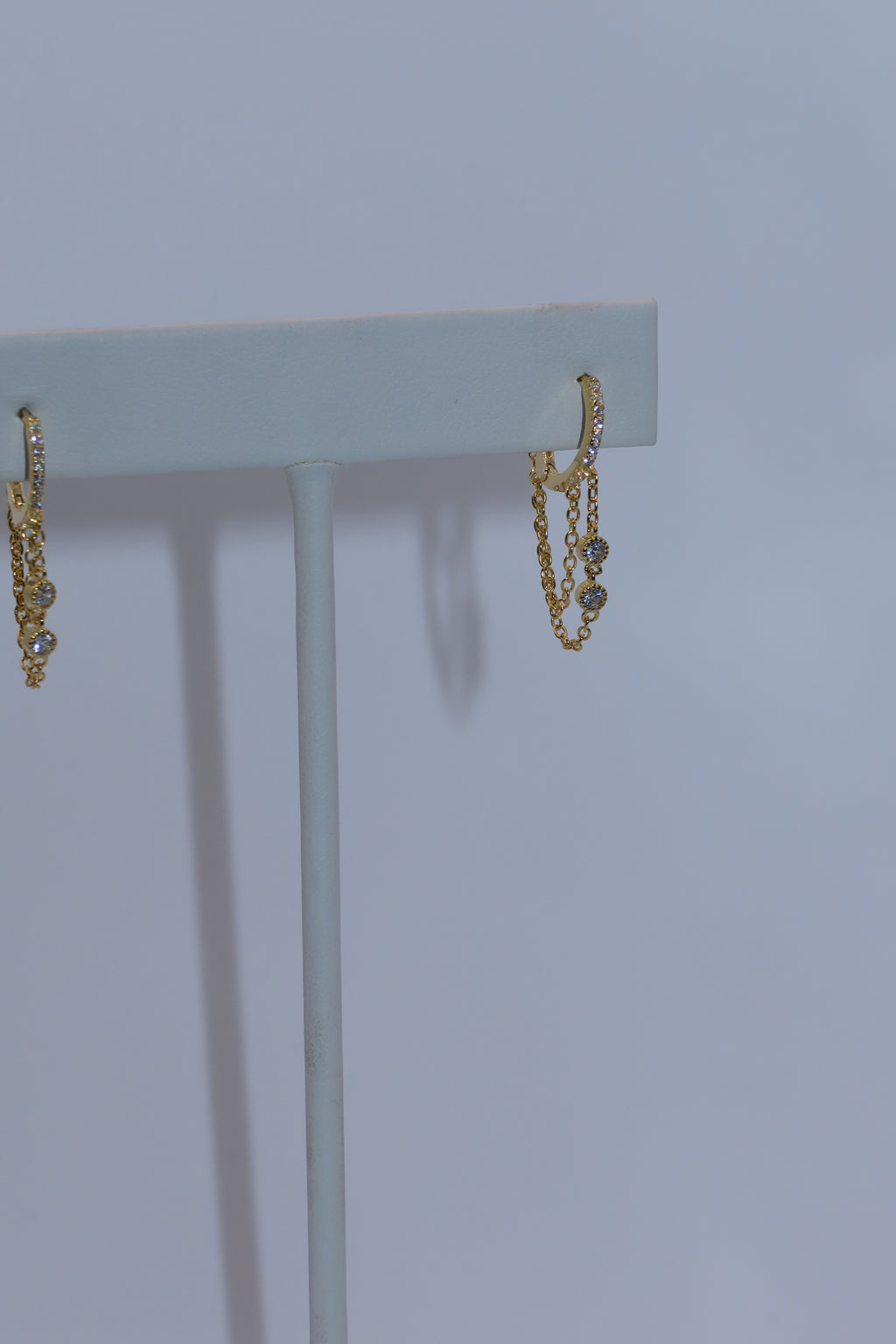 Gold Chain Mini Hoop