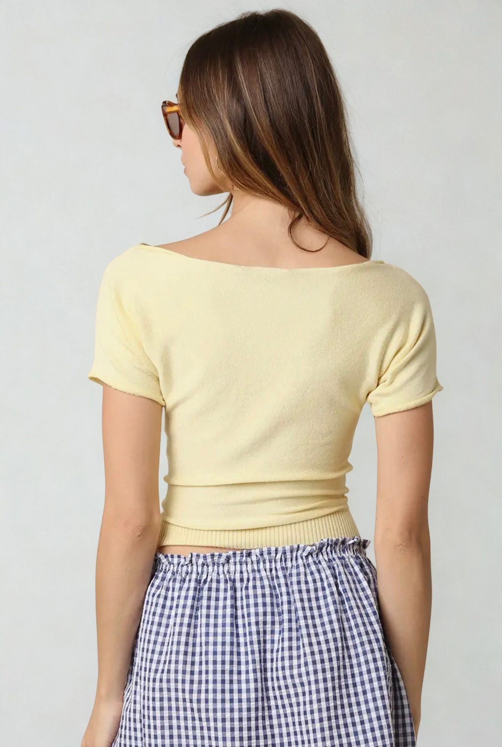 The Angela Boat Neck Tee