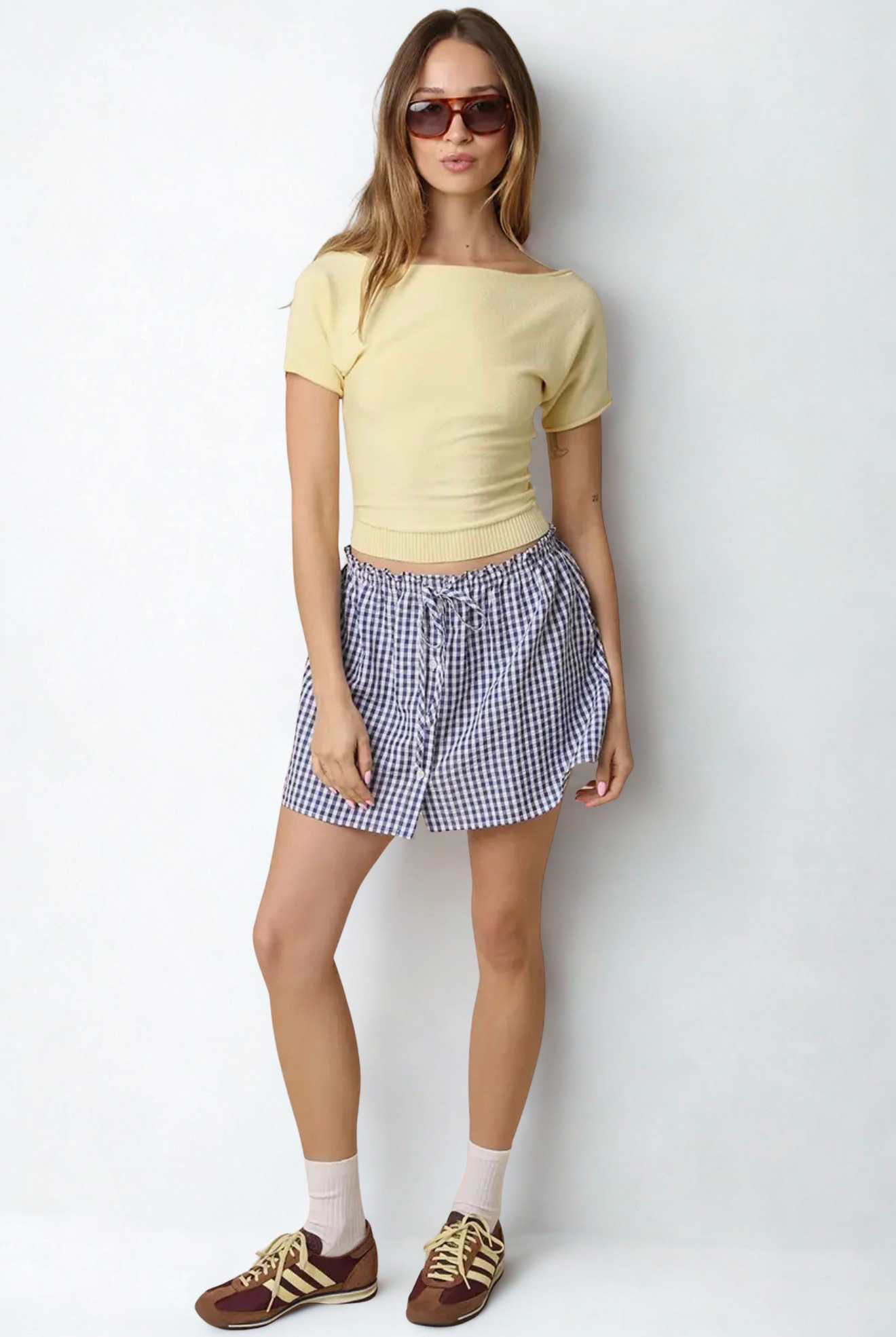 The Angela Boat Neck Tee
