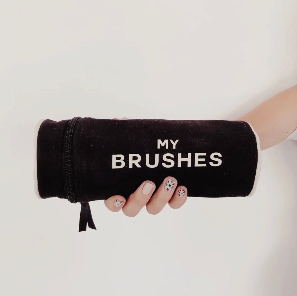 Black My Brushes Case