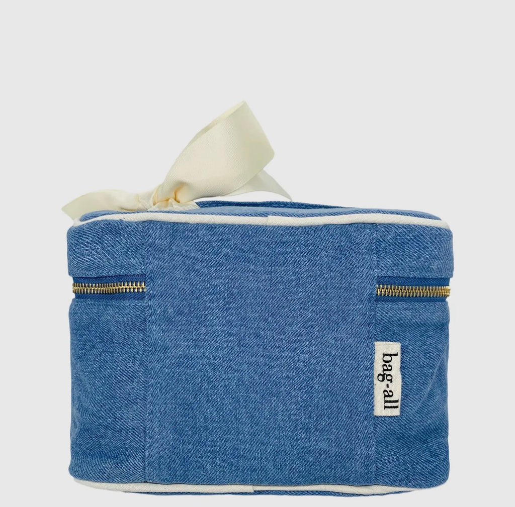 Denim Large Makeup Case