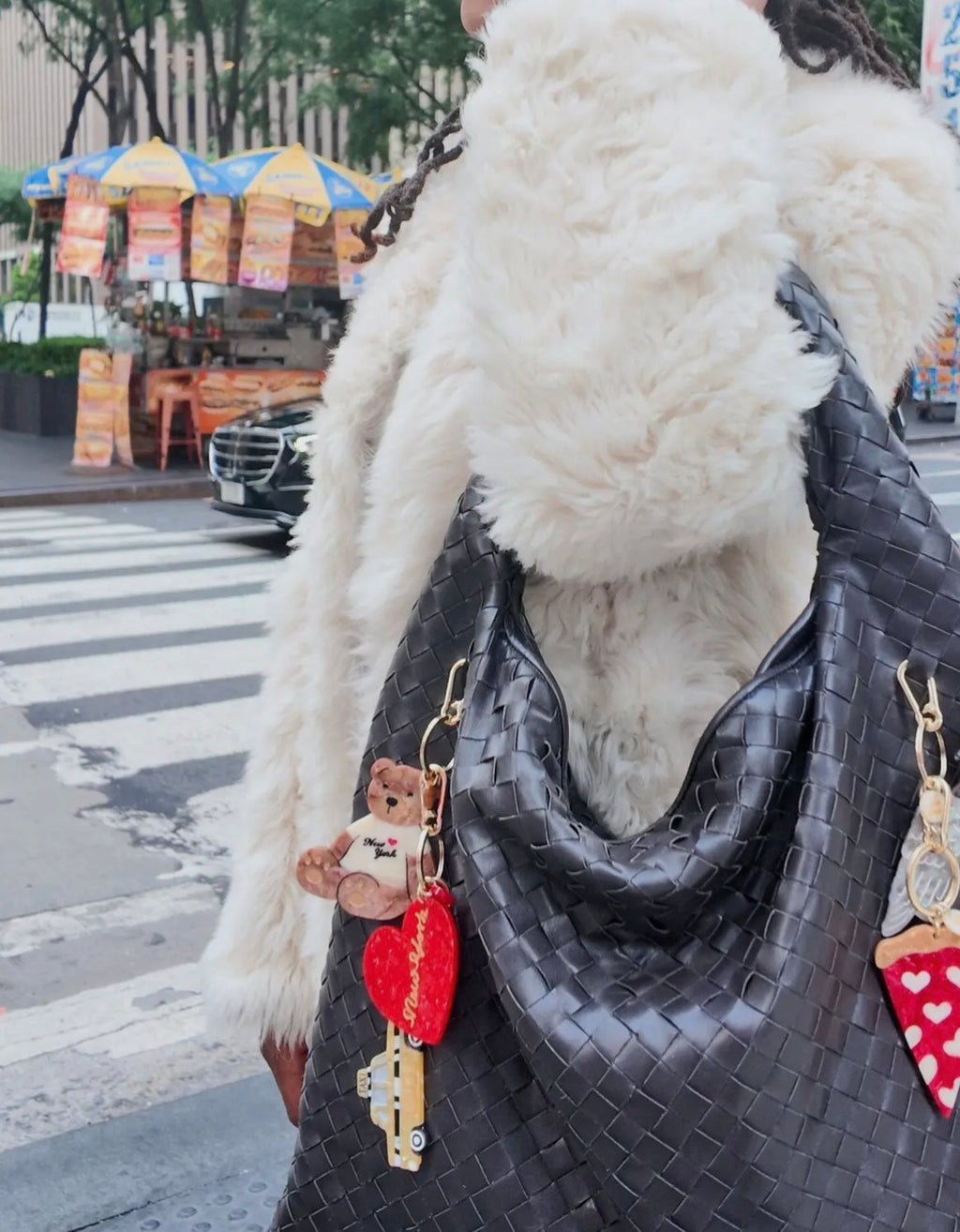 American Teddy Keychain