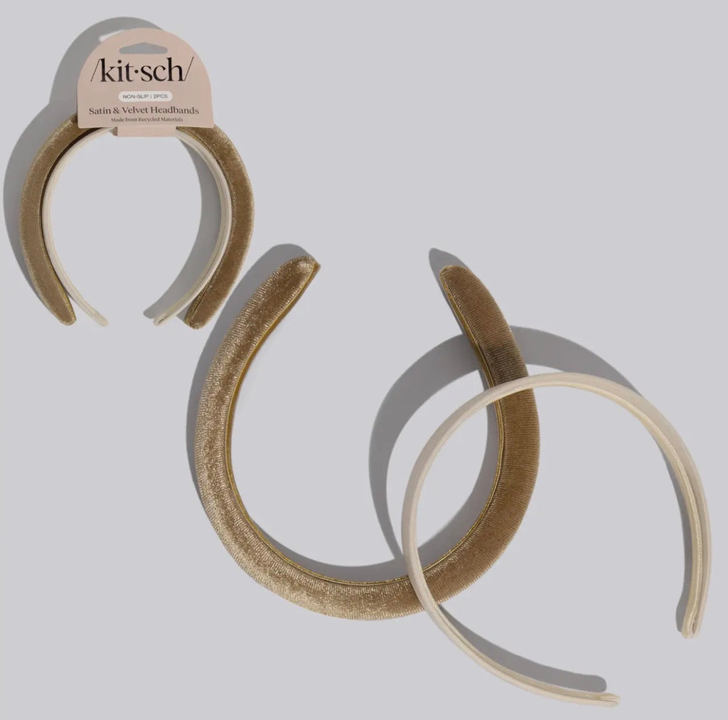 Cream & Camel Headband Pack