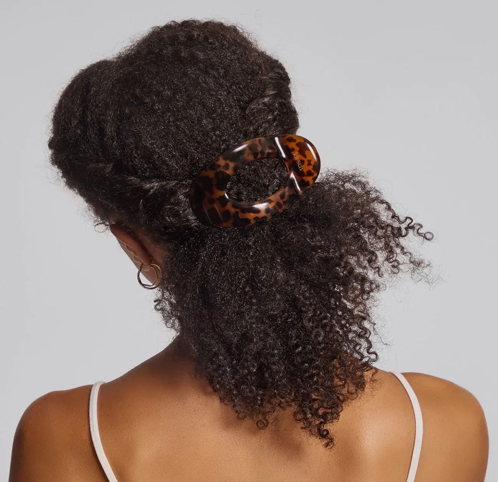 Small Flat Cloud Clip - Tortoise