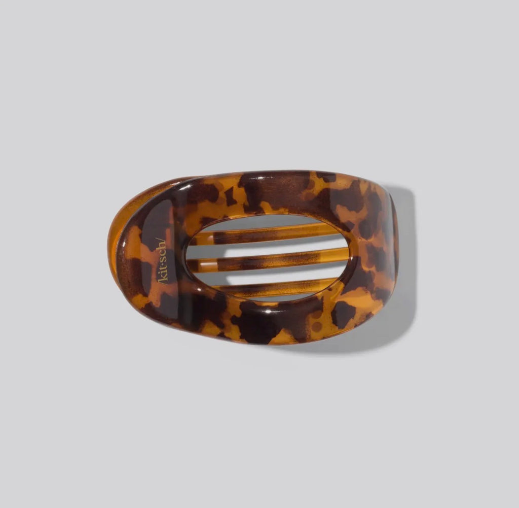 Small Flat Cloud Clip - Tortoise