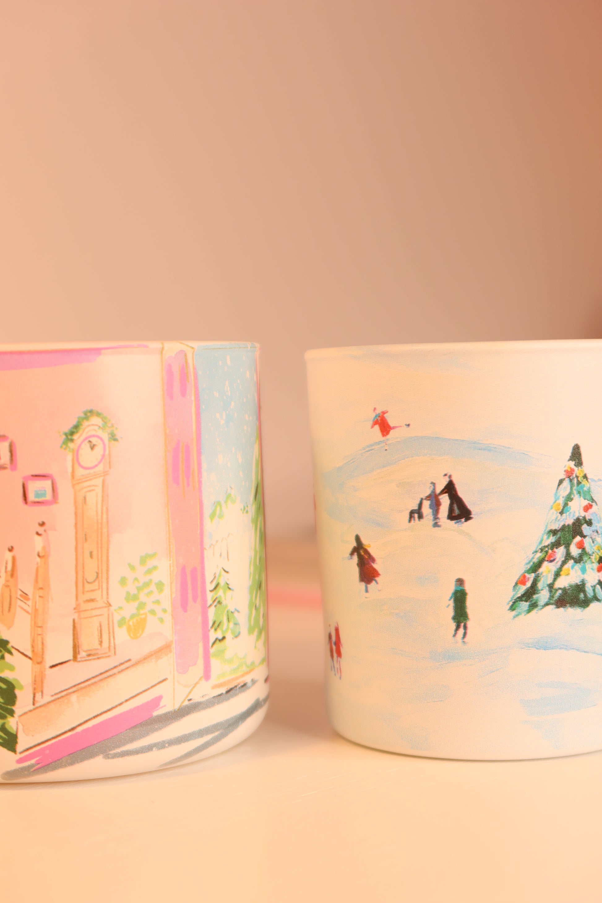 Candy Cane Cottage Candle