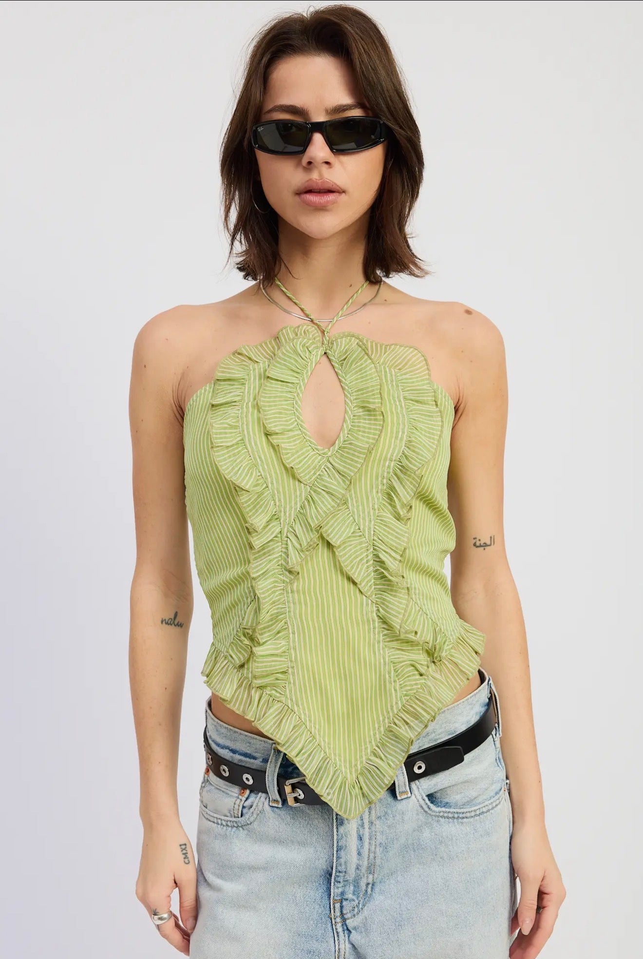 The Eden Ruffle Top