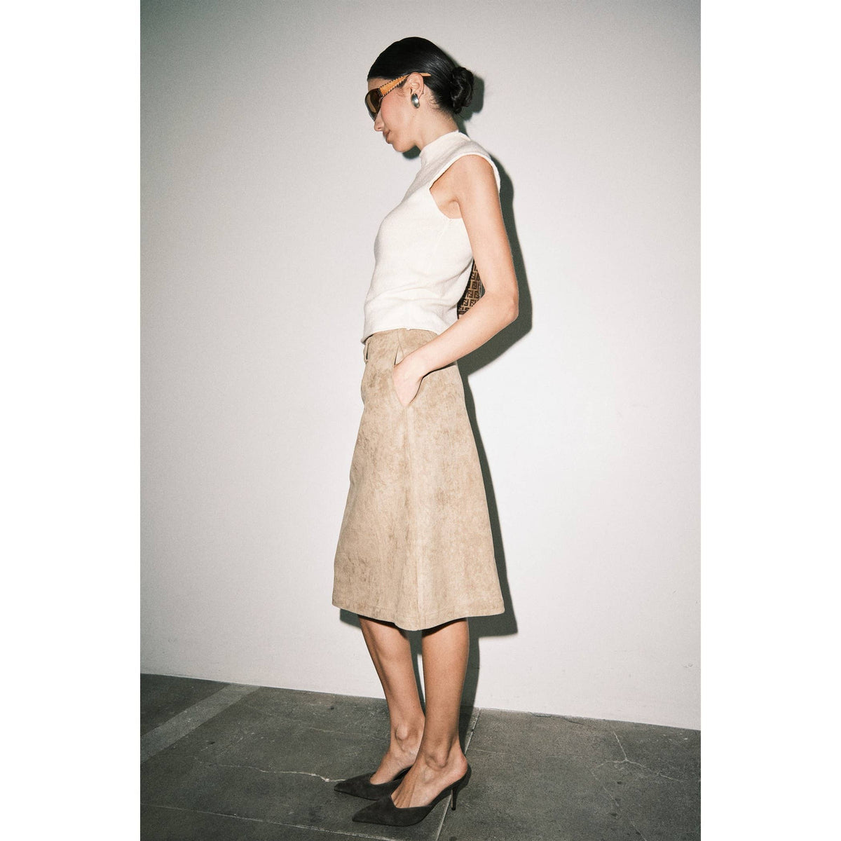 River Cap Sleeve Top