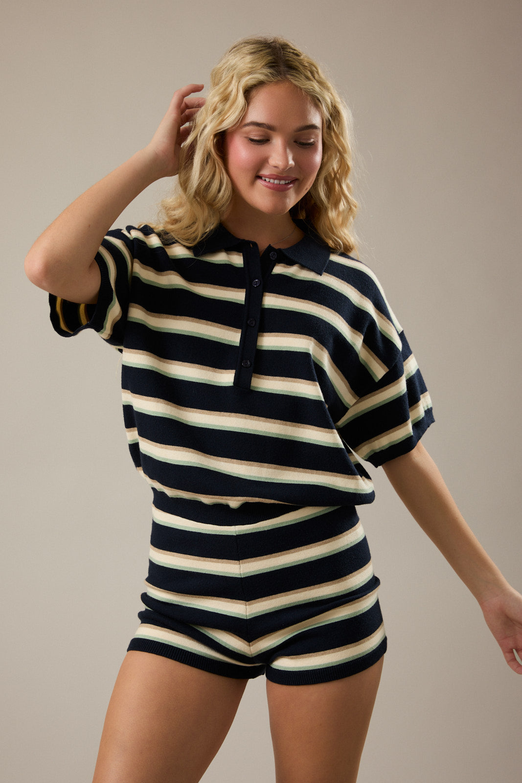 The Hannah Stripe Romper